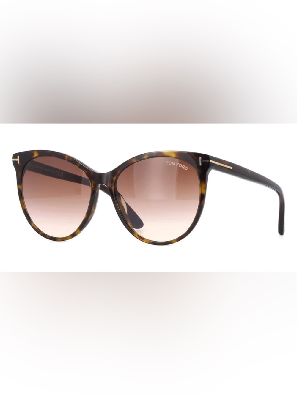 Tom Ford Women's Dark Brown Tortoiseshell Sunglasses Maxim TF787